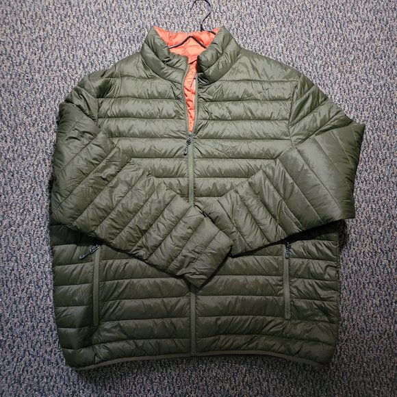Orange Puffer Jacket 2x 